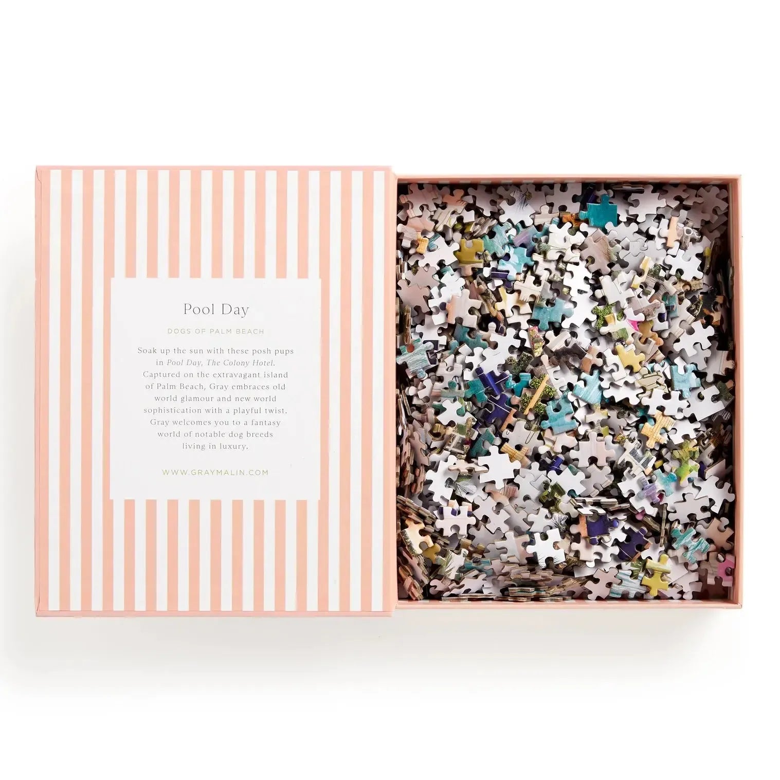 Gray Malin Palm Beach Book Puzzle 1000pc-Fun & Games-Galison-The Bay Room