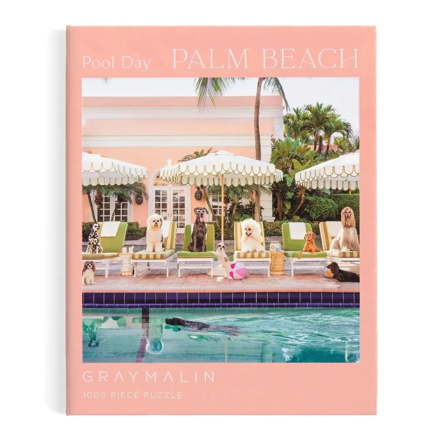 Gray Malin Palm Beach Book Puzzle 1000pc-Fun & Games-Galison-The Bay Room