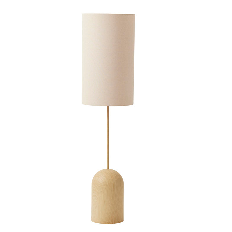 Guthrie Wood Look Floor Lamp 40x159cm Ivory-Lighting-Coast To Coast Home-The Bay Room