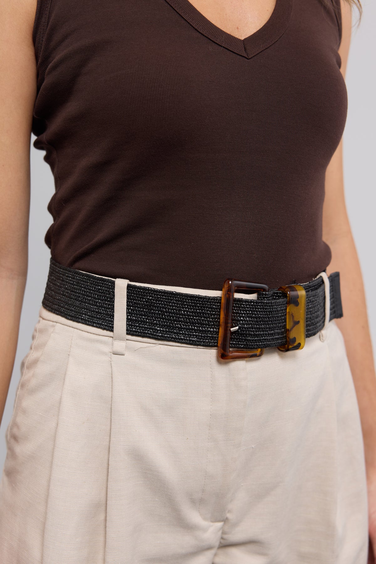 Alima Stretch Belt - Black