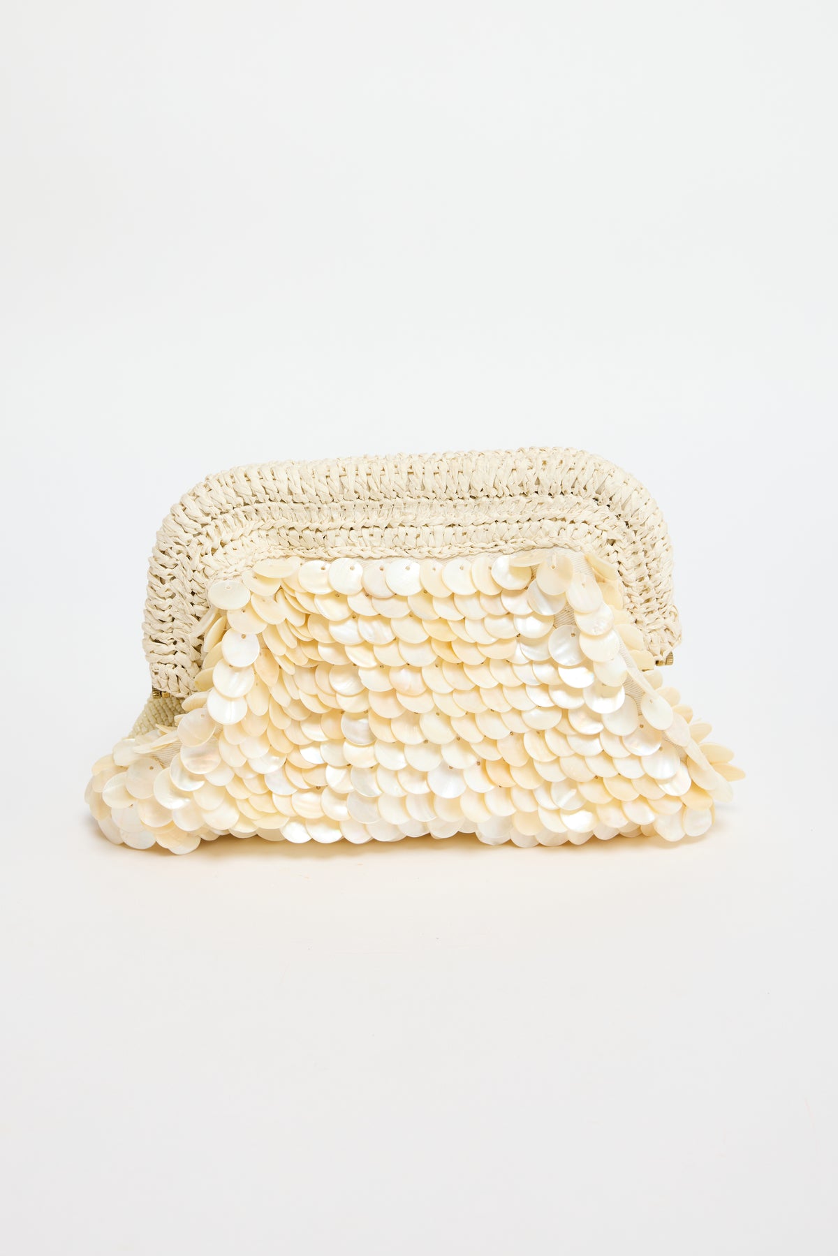 Sandy Clutch - Cream