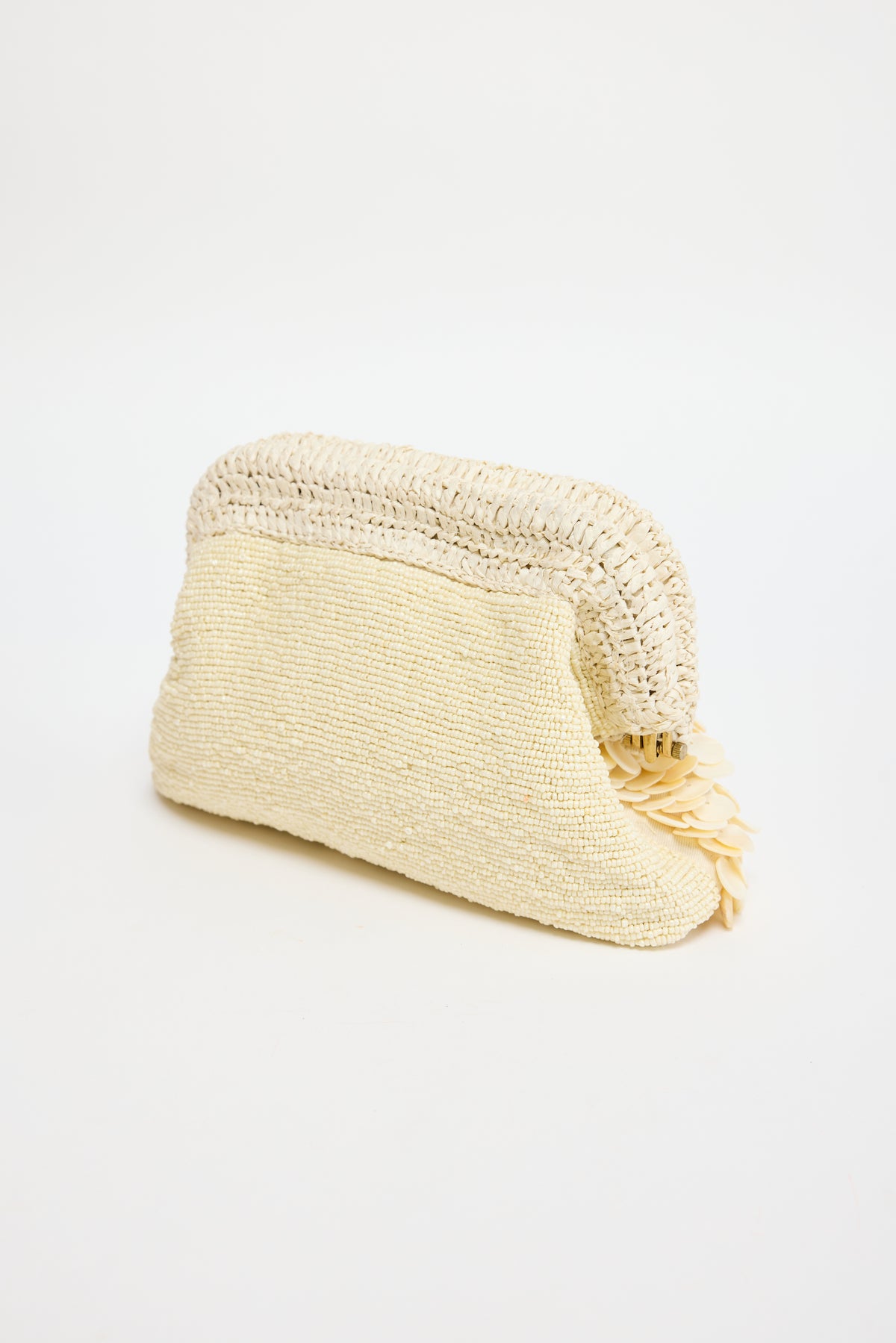 Sandy Clutch - Cream