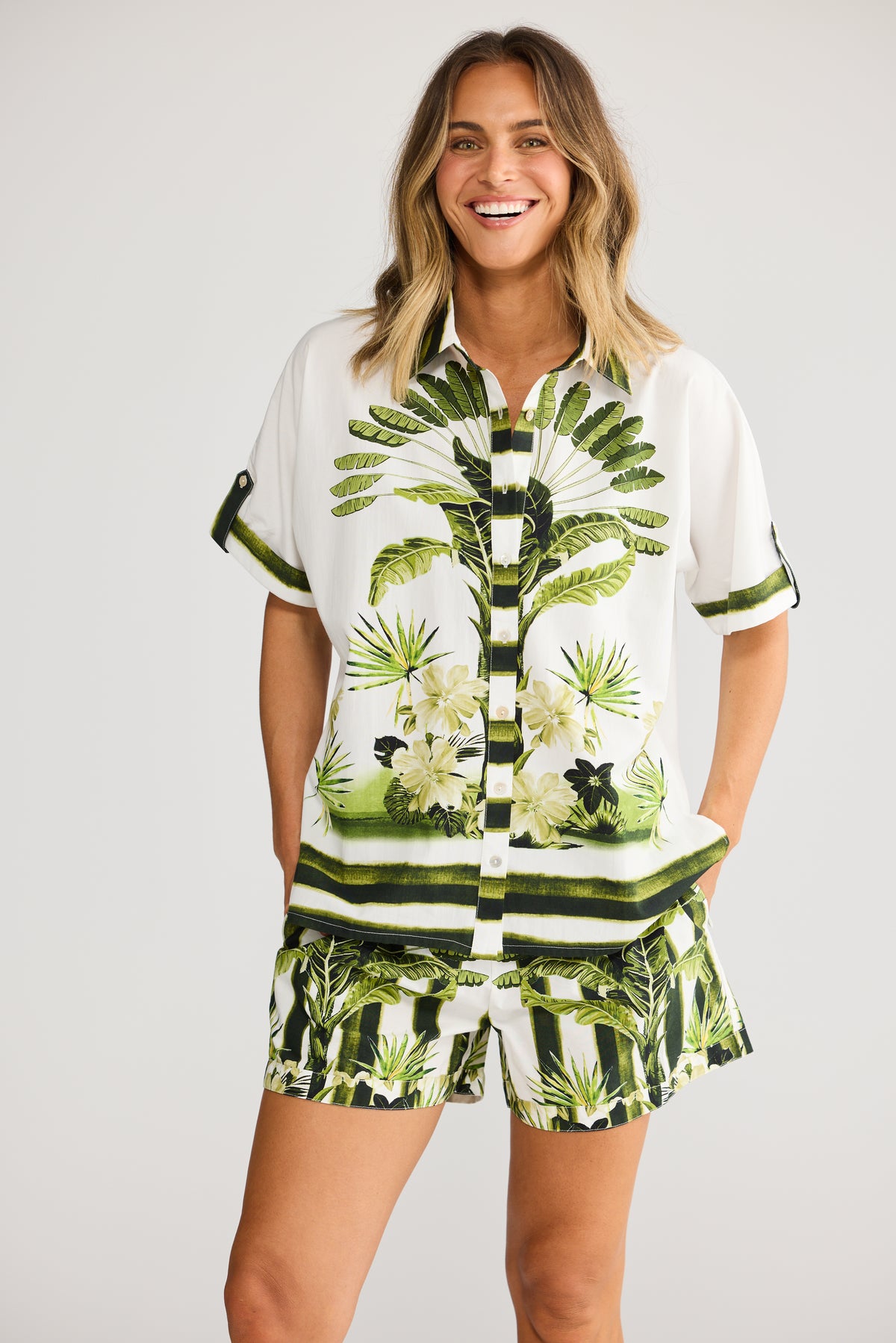 Nalani Shirt - Botanica Print