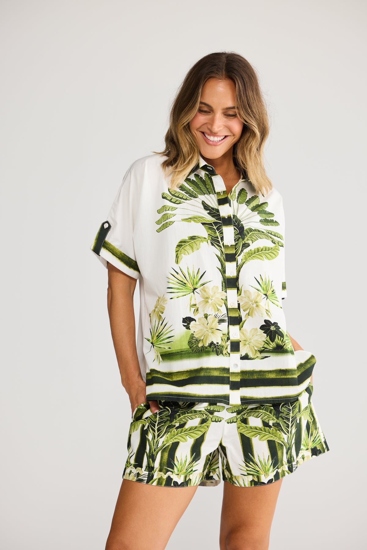 Nalani Shirt - Botanica Print