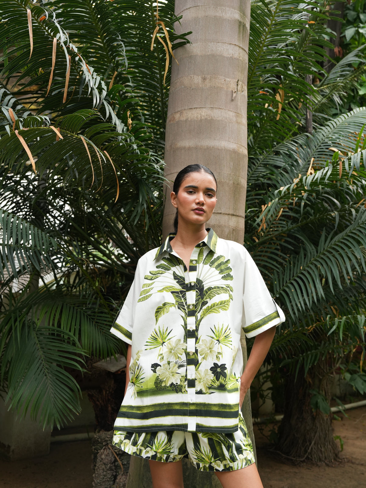 Nalani Shirt - Botanica Print