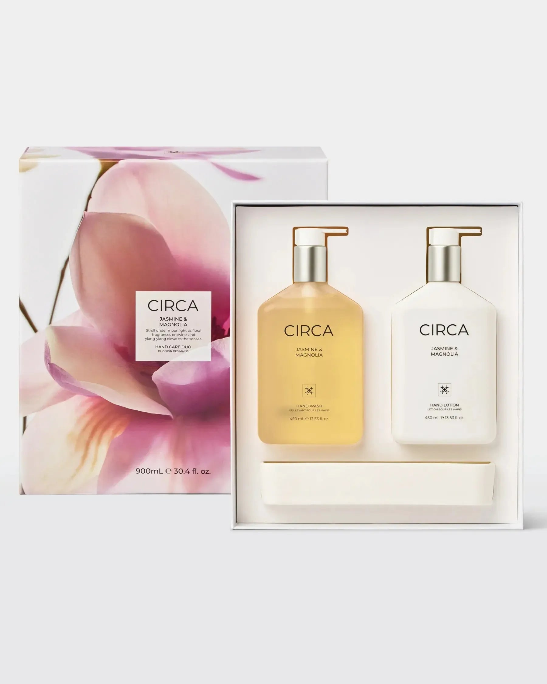 Hand Care Duo 900ml-Candles & Fragrances-Circa-Jasmine & Magnolia-The Bay Room