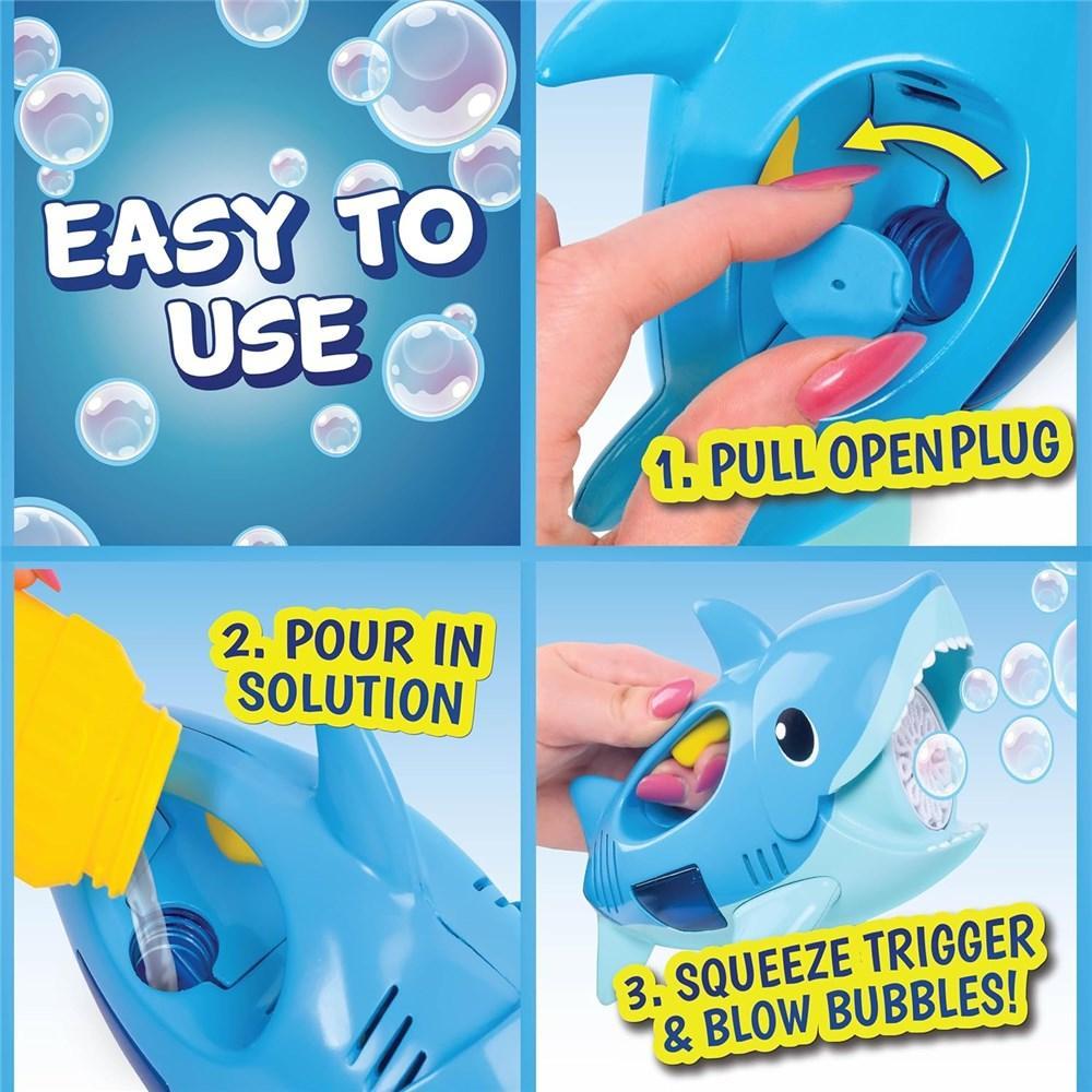 Handheld Shark Bubbler-Toys-Maxx Bubbles-The Bay Room