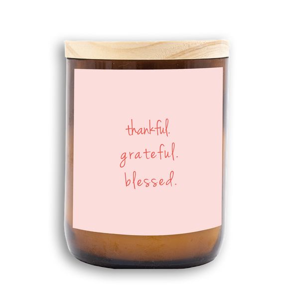 Happy Days Soy Candle - Thankful-Candles & Fragrances-The Commonfolk Collective-The Bay Room