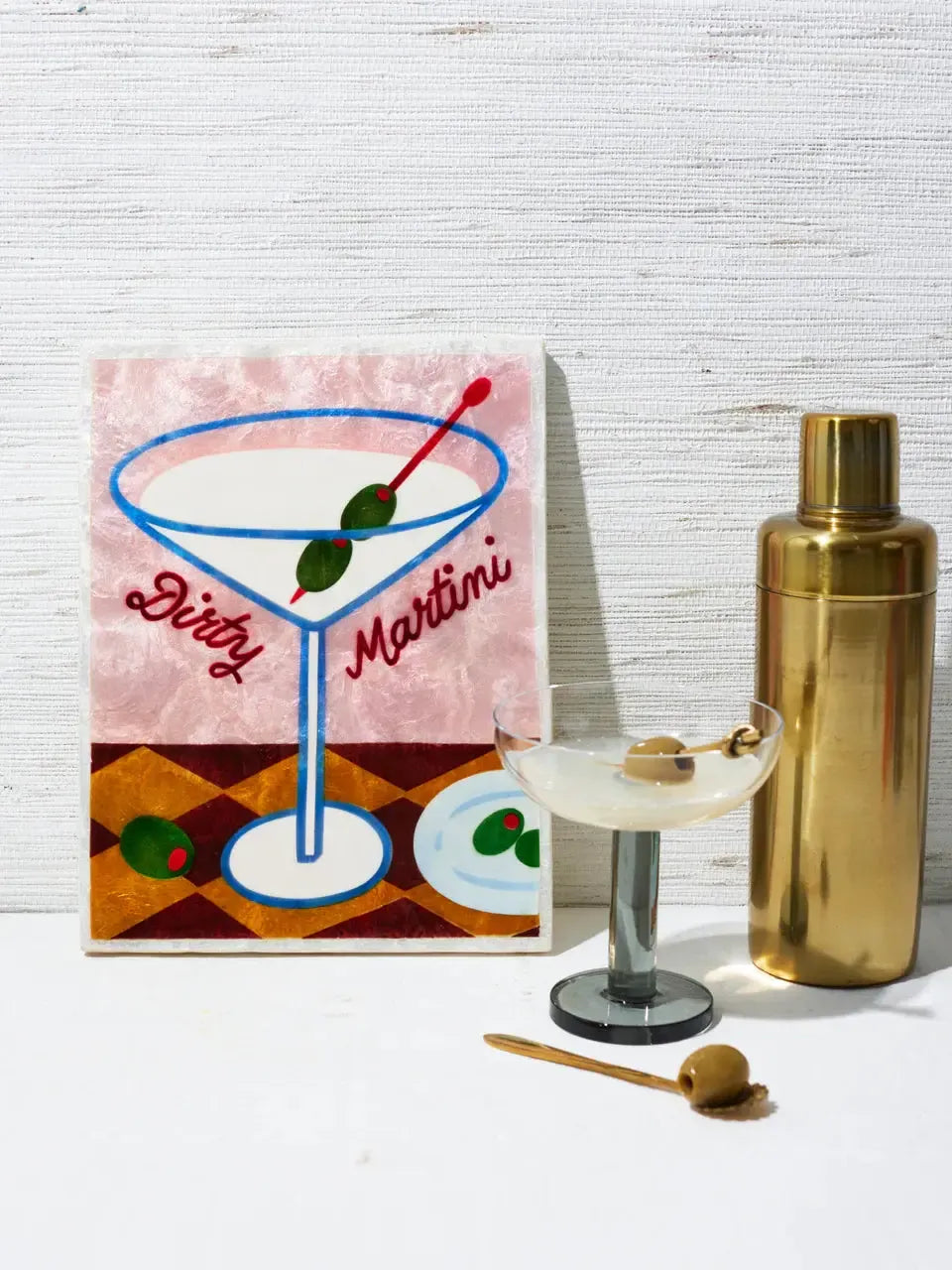 Happy Hour Martini Tile-Wall Decor-Jones & Co-The Bay Room