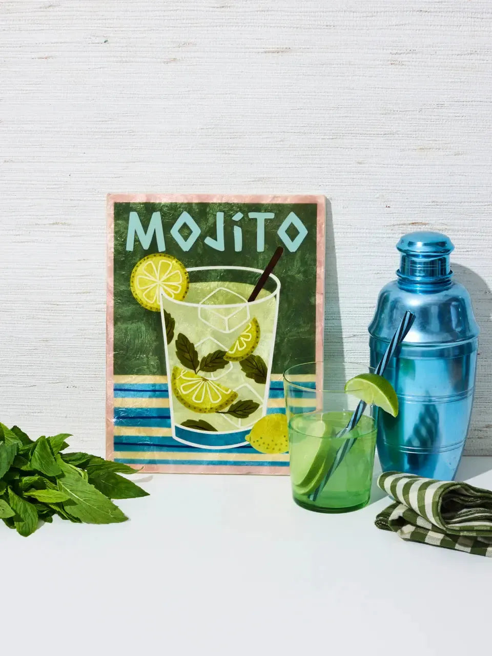 Happy Hour Mojito Tile-Wall Decor-Jones & Co-The Bay Room