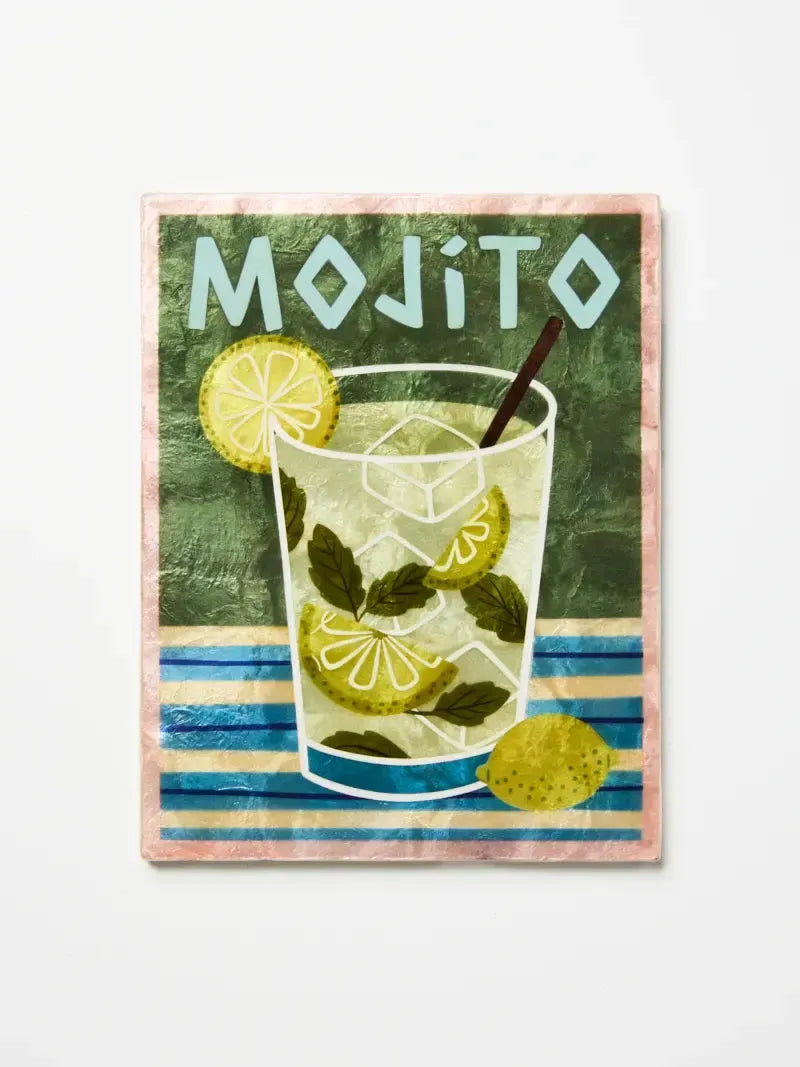 Happy Hour Mojito Tile-Wall Decor-Jones & Co-The Bay Room