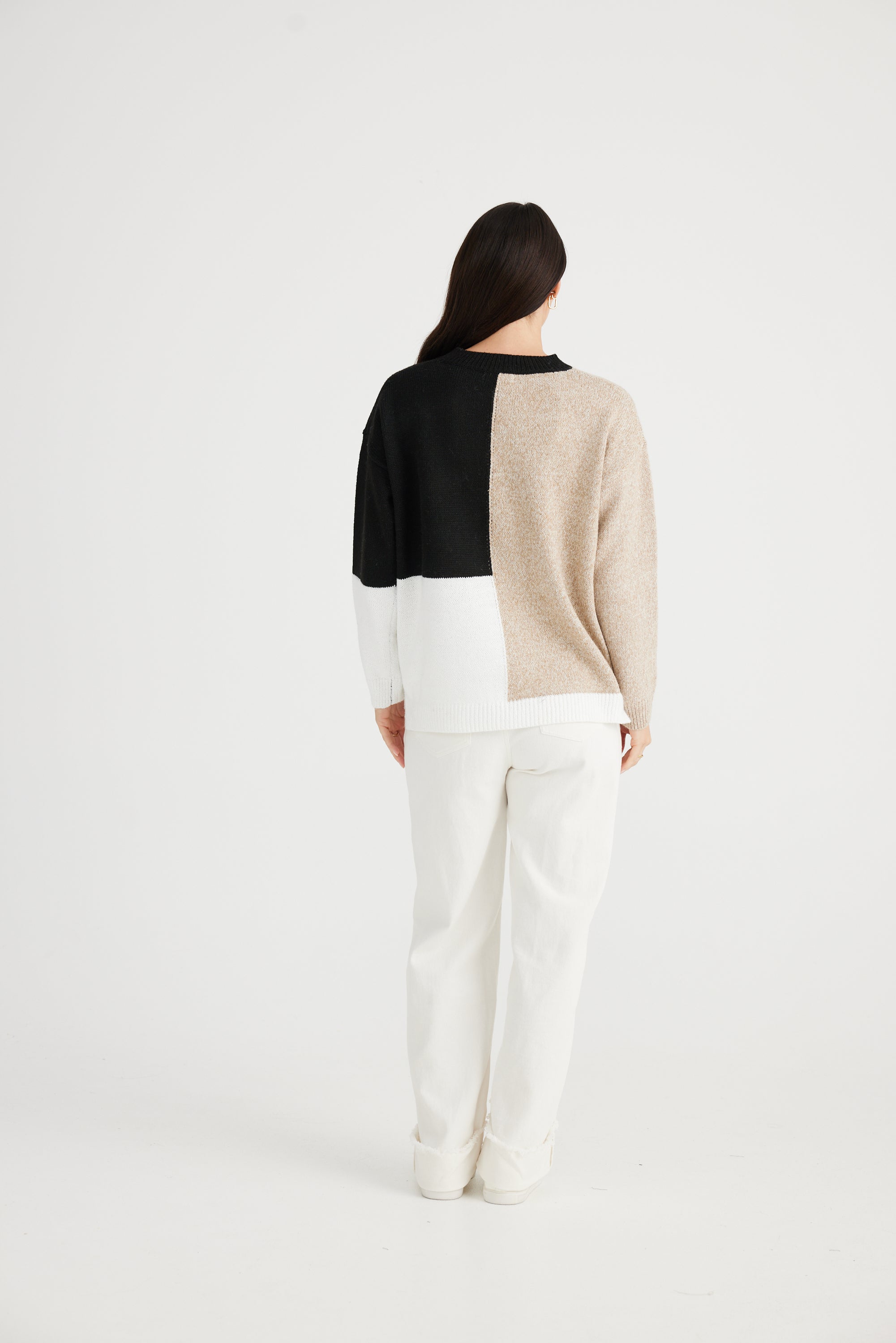 Harmony Knit - Natural-Knitwear & Jumpers-Brave & True-The Bay Room