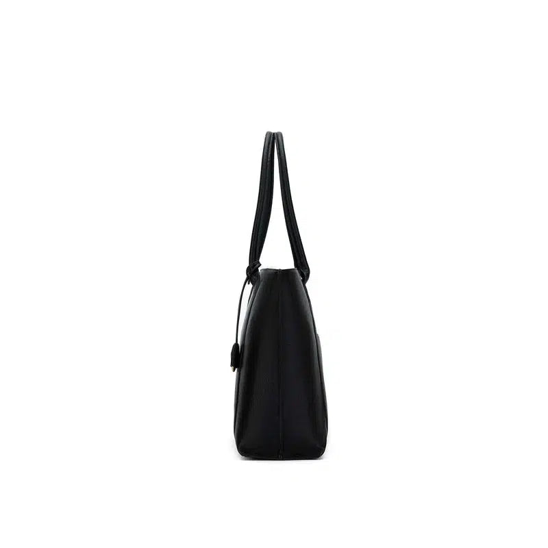 Harriet Work Bag - Black-Bags & Clutches-Black Caviar Designs-The Bay Room