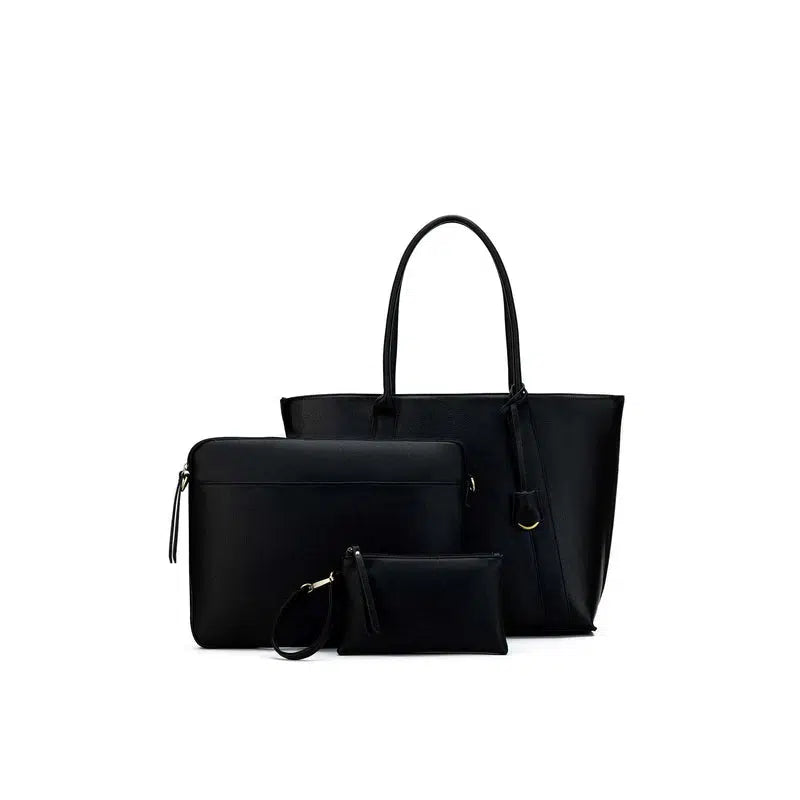 Harriet Work Bag - Black-Bags & Clutches-Black Caviar Designs-The Bay Room