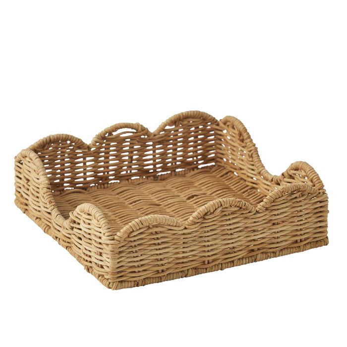 Havana Rattan Napkin Holder 18x5cm-Dining & Entertaining-Coast To Coast Home-The Bay Room