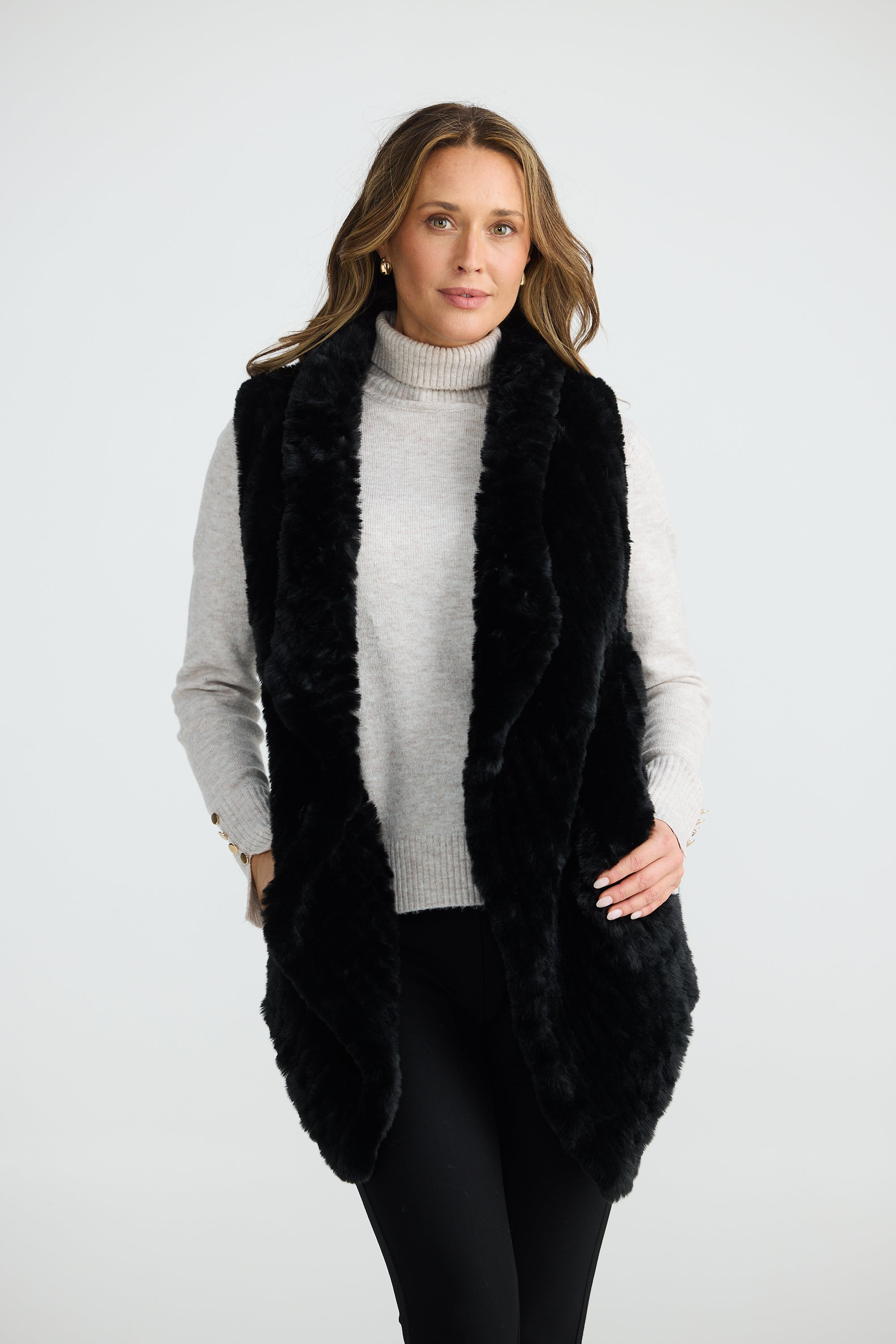 Haywood Vest - Black-Jackets, Coats & Vests-Brave & True-The Bay Room