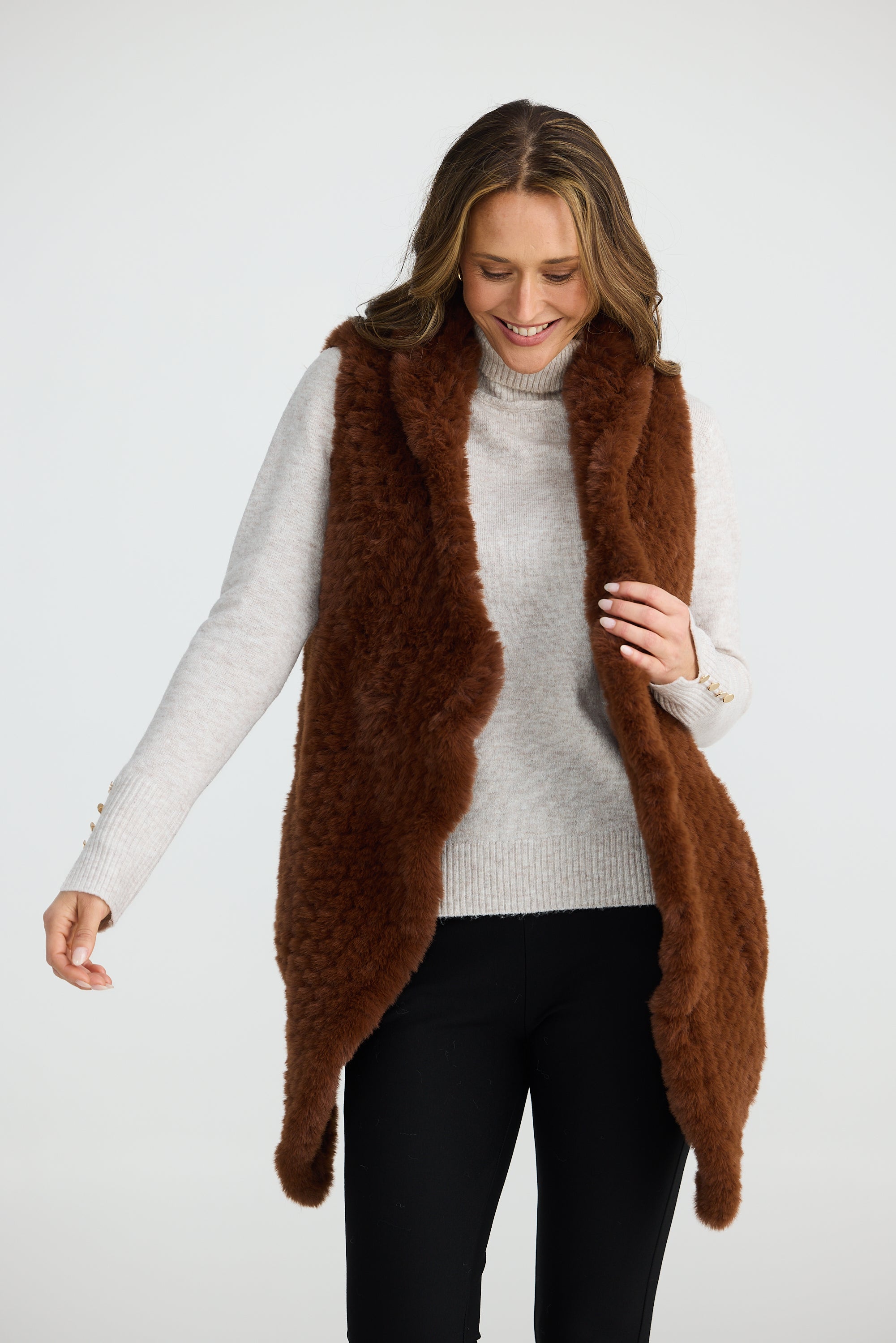 Haywood Vest - Chestnut-Jackets, Coats & Vests-Brave & True-The Bay Room