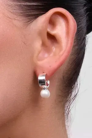 Hazel Silver Earring-Jewellery-Liberte-The Bay Room