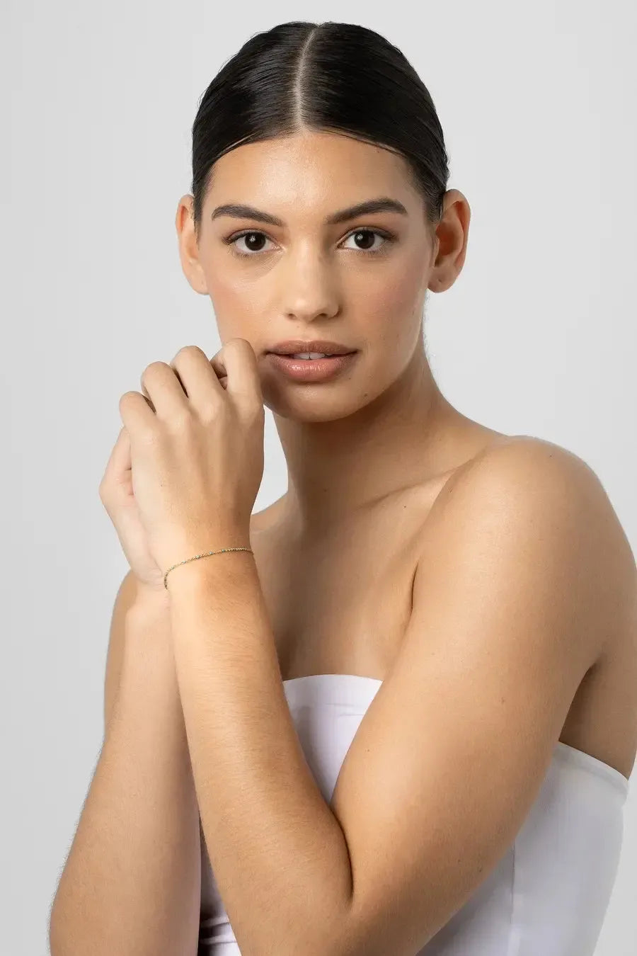 Heather Gold Aqua Bracelet-Jewellery-Liberte-The Bay Room