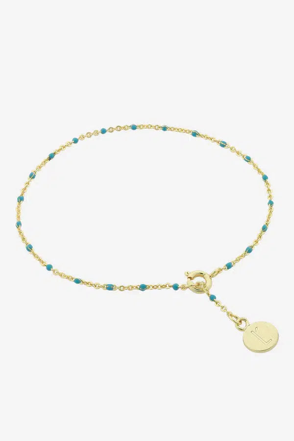 Heather Gold Aqua Bracelet-Jewellery-Liberte-The Bay Room