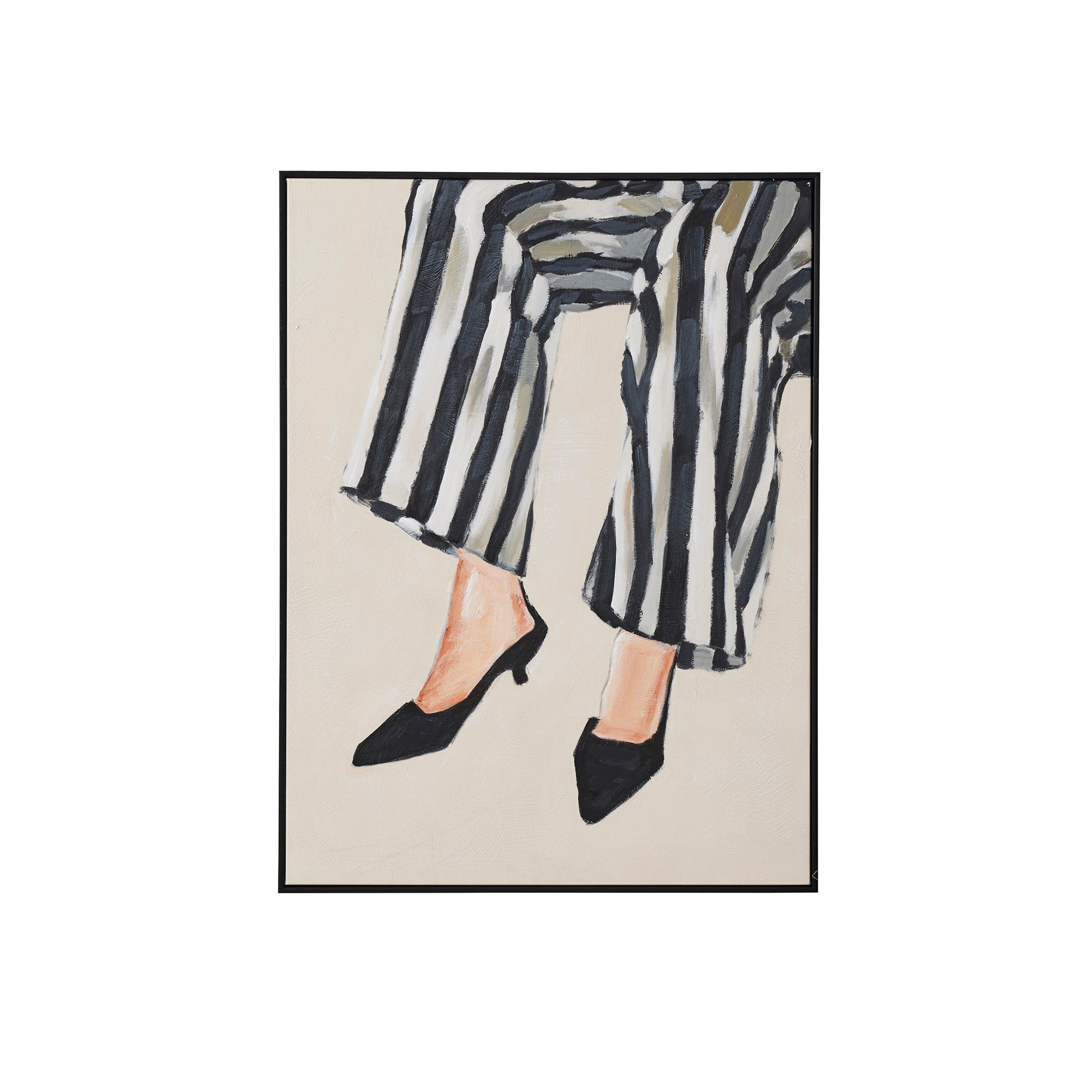 Heels Black Frame Oil Painting 60x80cm-Wall Decor-Coast To Coast Home-The Bay Room