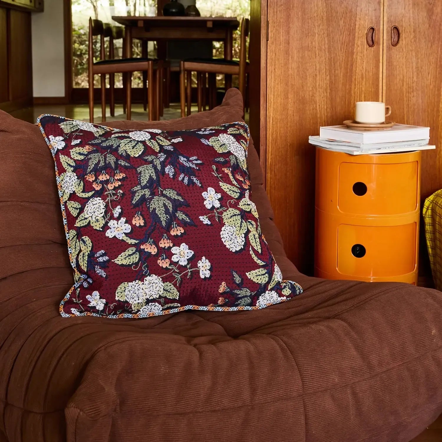 Heidi Jacquard Cushion-Soft Furnishings-Sage & Clare-The Bay Room