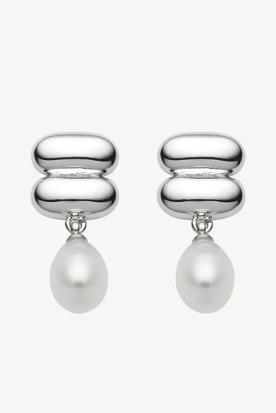 Heidi Silver Pearl Earring-Jewellery-Liberte-The Bay Room