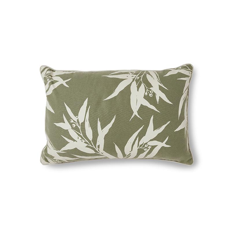 Hepburn Green Cushion 40x60cm-Soft Furnishings-Madras Link-The Bay Room