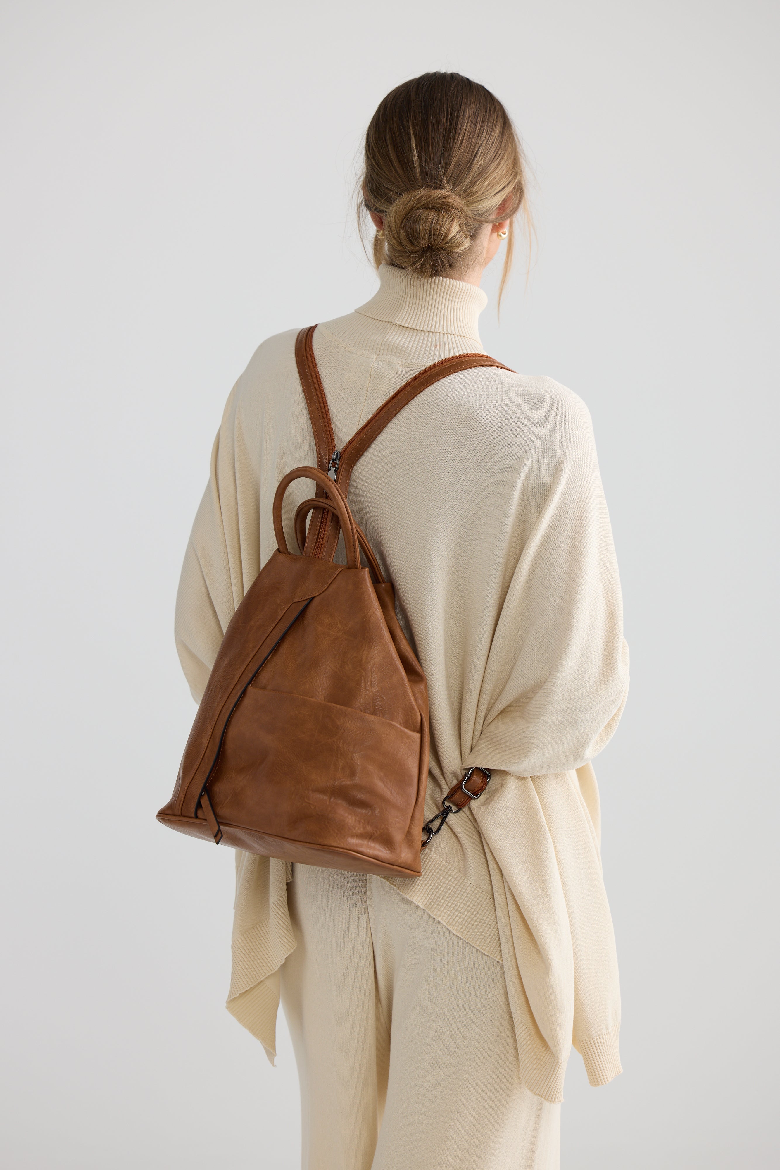 Hidden Valley Backpack - Tan-Bags & Clutches-Holiday-The Bay Room