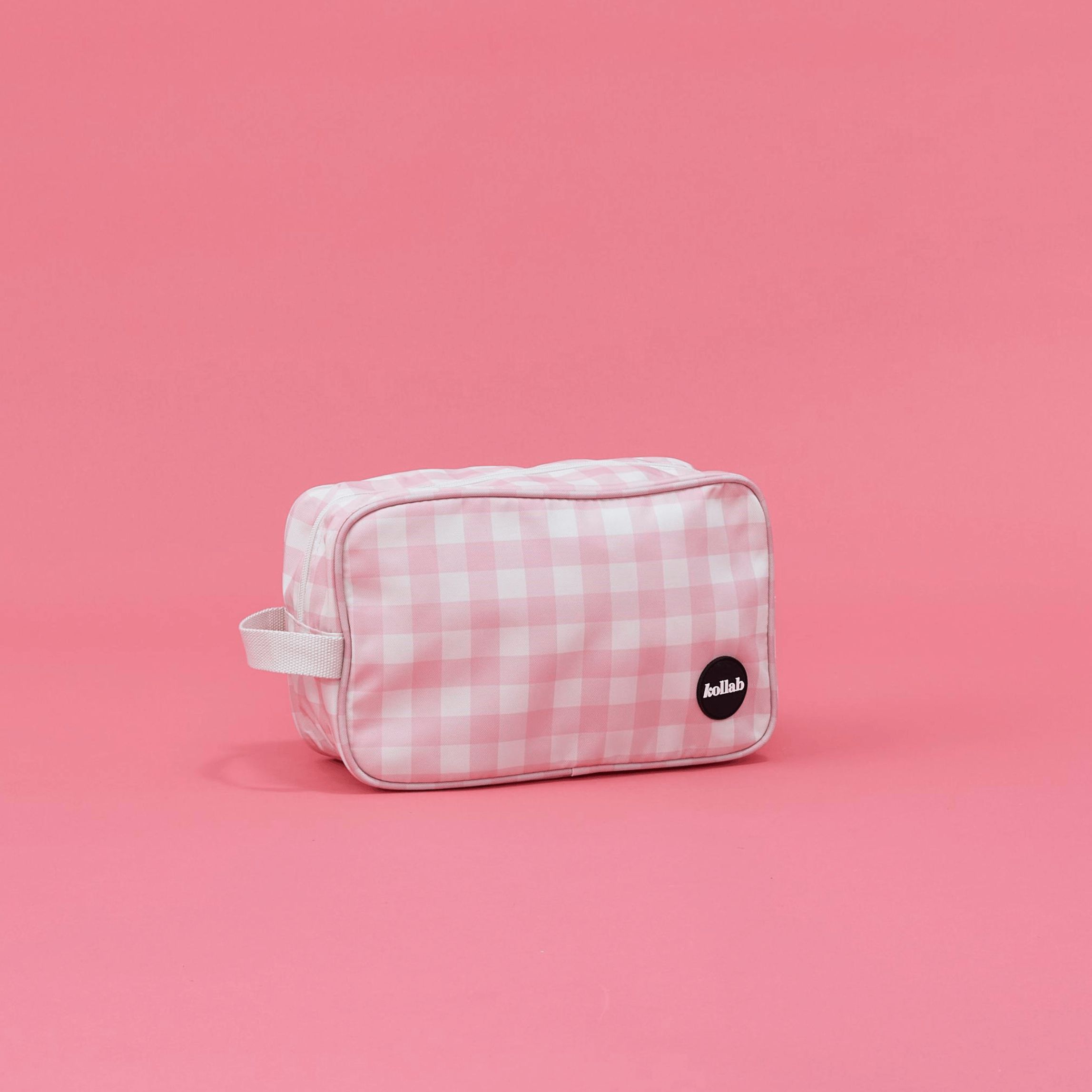 Holiday Travel Bag Candy Pink Check-Travel & Outdoors-Kollab-The Bay Room