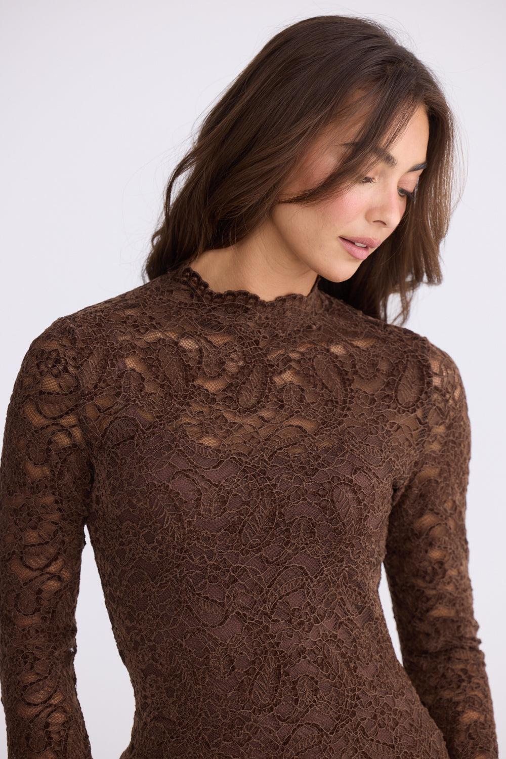 Hollis Top - Chocolate-Tops-Brave & True-The Bay Room