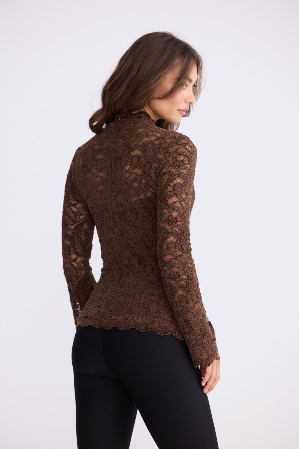 Hollis Top - Chocolate-Tops-Brave & True-The Bay Room
