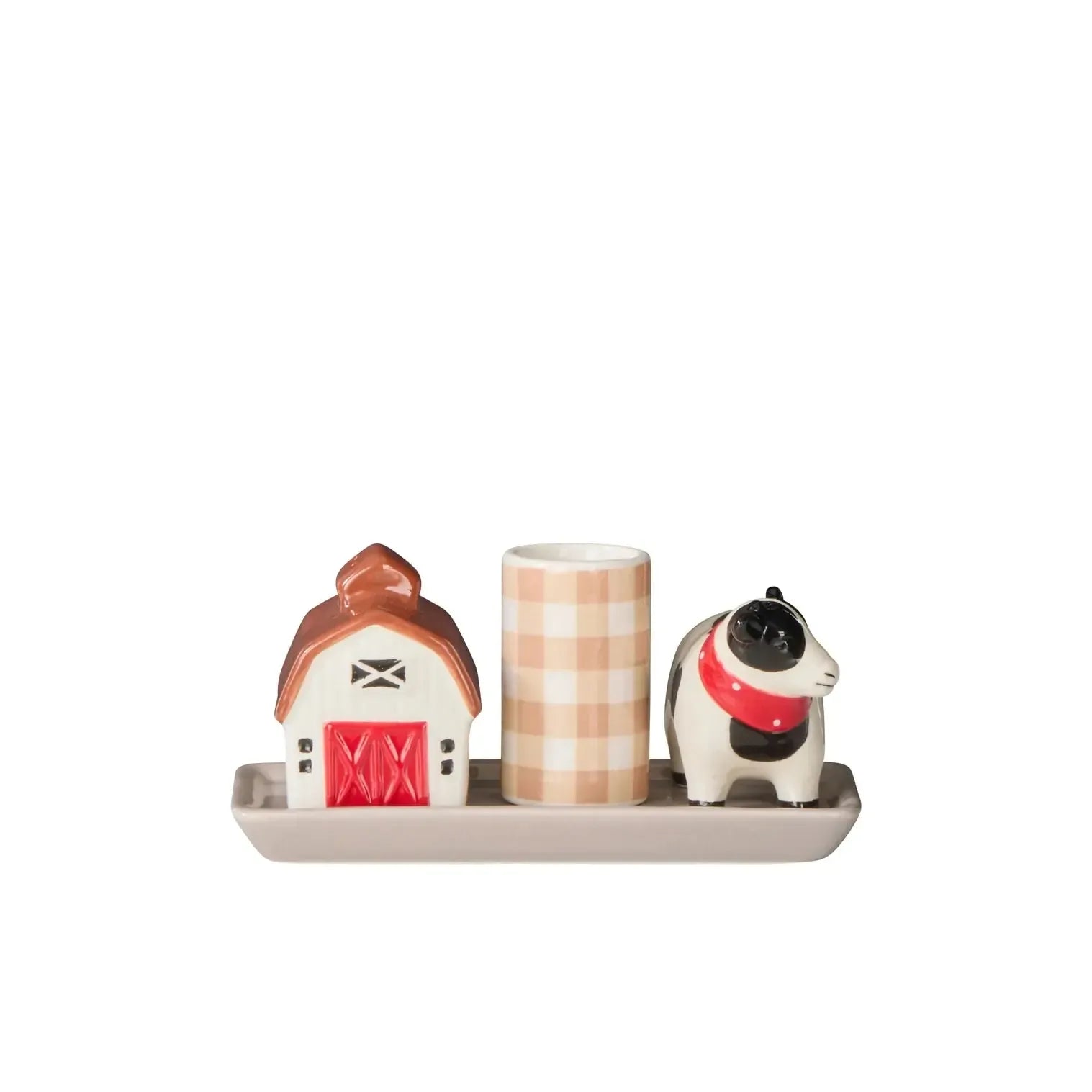 Homestead Salt & Pepper Shaker with Toothpick Holder-Dining & Entertaining-Davis & Waddell-The Bay Room