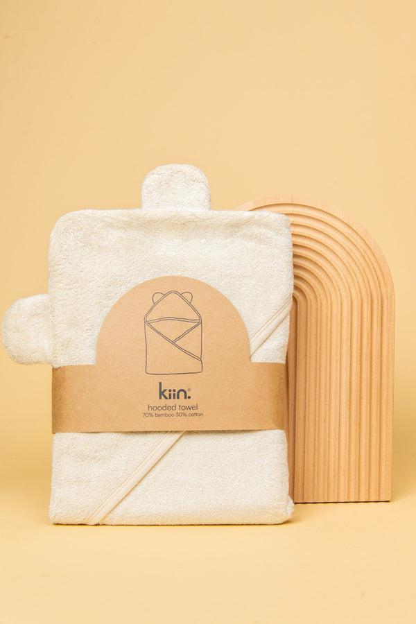 Hooded Towel - Ivory-Nursery & Nurture-Kiin-The Bay Room