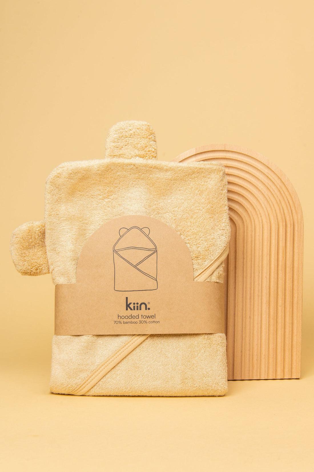 Hooded Towel - Oat-Nursery & Nurture-Kiin-The Bay Room
