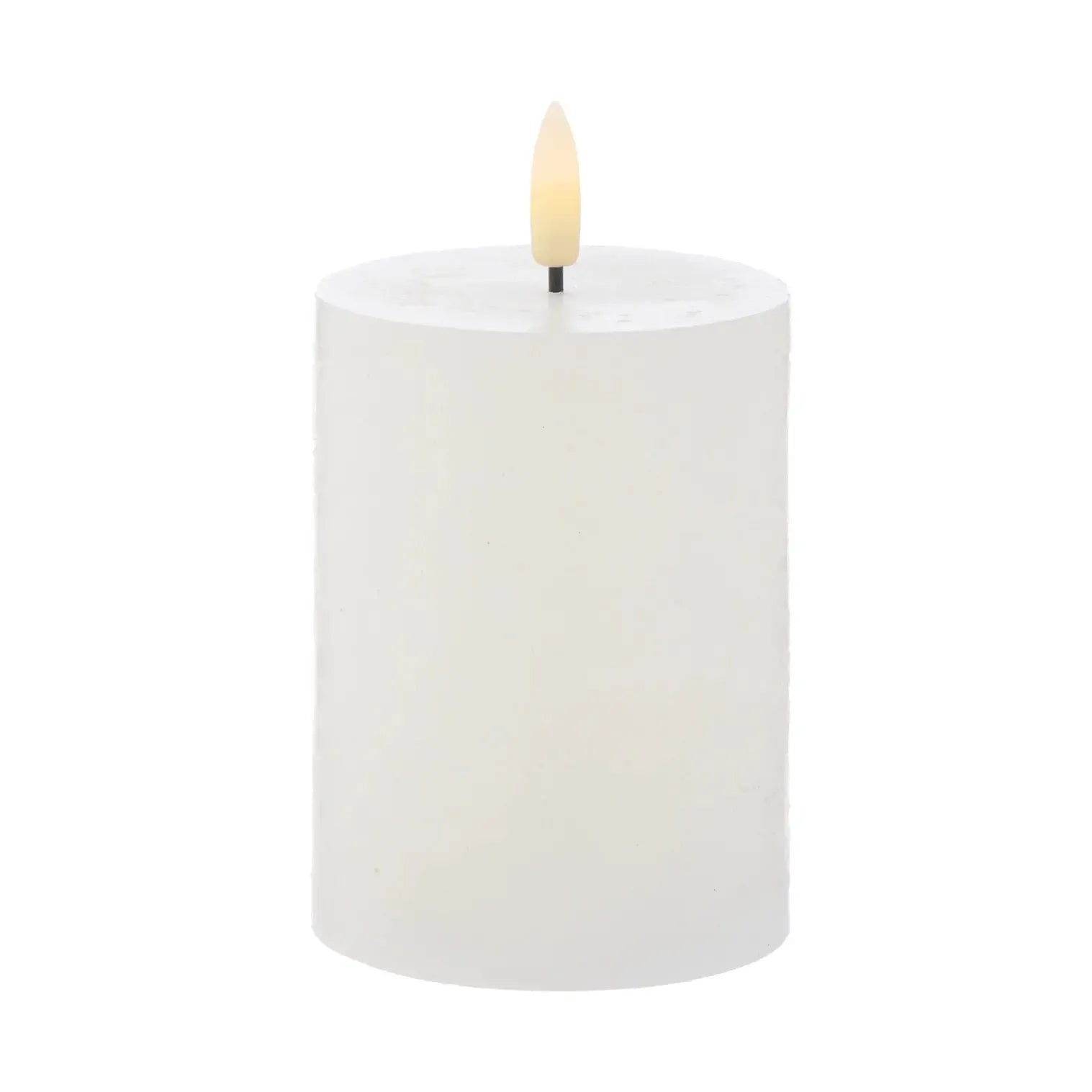 Hughe LED Flickering Candle 10cm White-Candles & Fragrances-Amalfi-The Bay Room