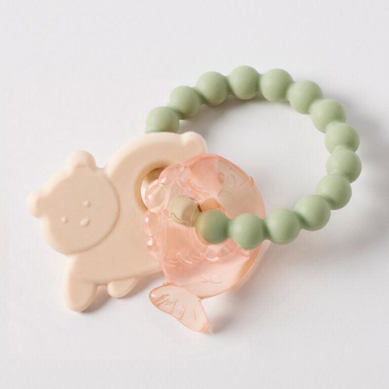 Hungry Bear Silicone Teether-Toys-Jiggle & Giggle-The Bay Room