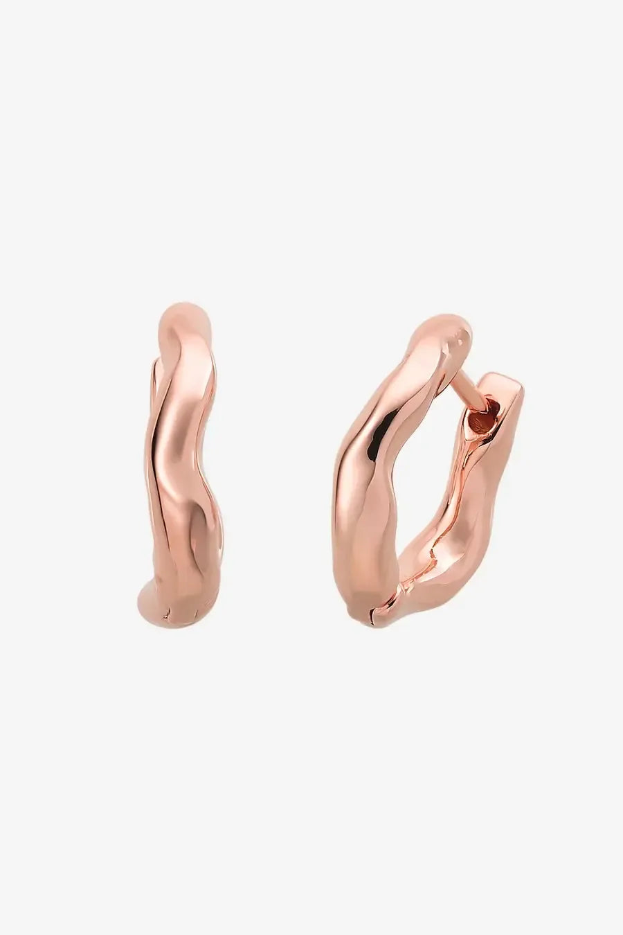 Hunter Rose Gold Huggie-Jewellery-Liberte-The Bay Room