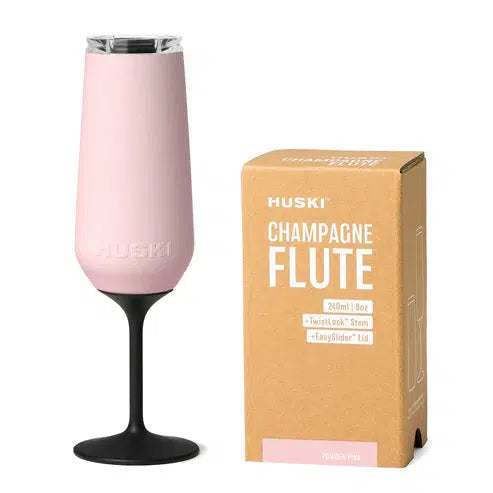 Huski Champagne Flute - Powder Pink-Travel & Outdoors-Huski-The Bay Room