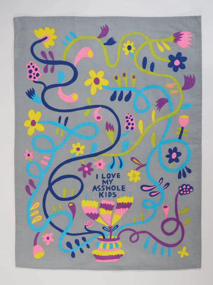 I Love My Asshole Kids Dish Towel-Kitchenware-Blue Q-The Bay Room