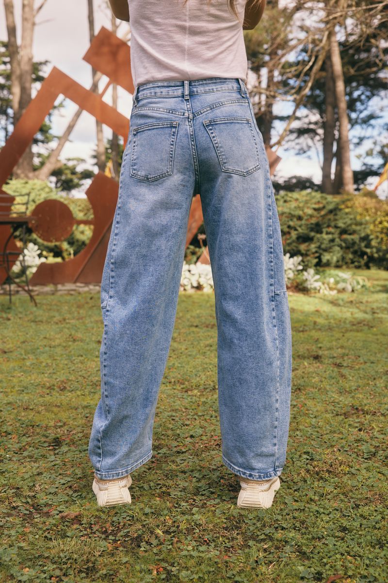 Idaho Barrel Jean - Mid Denim-Jeans-Italian Star-The Bay Room