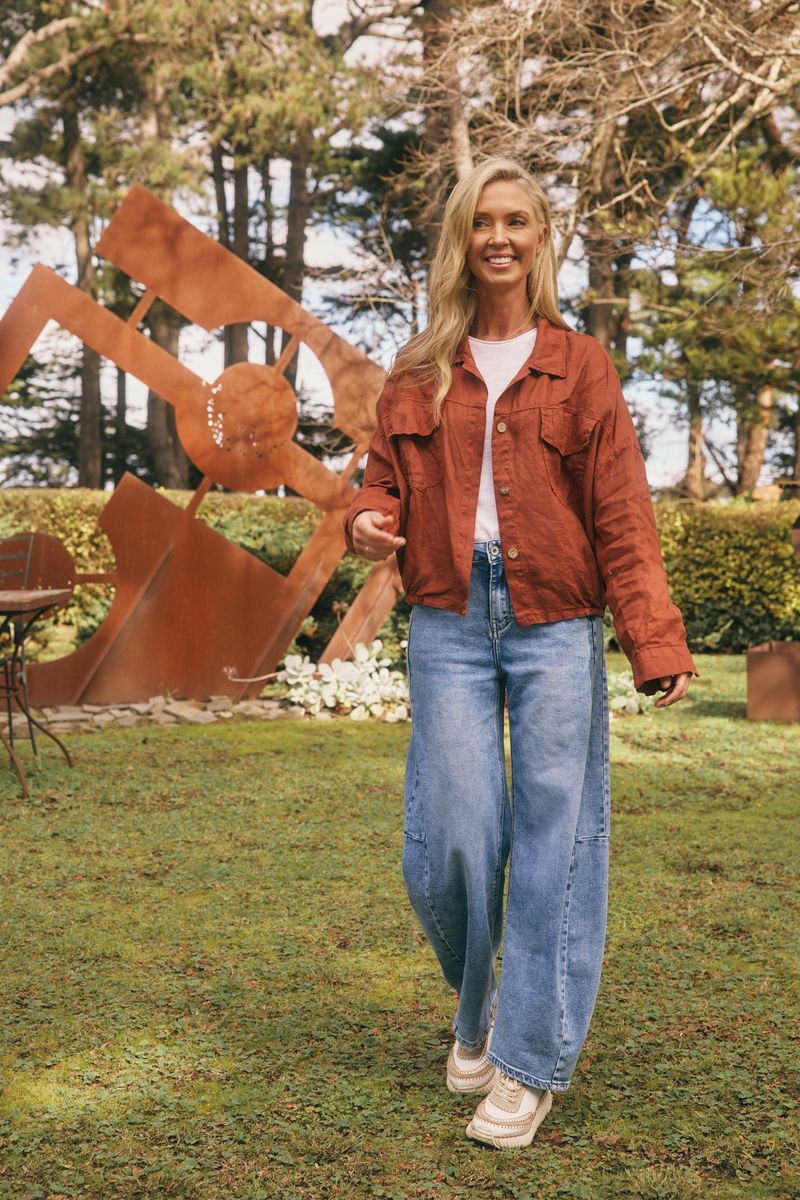 Idaho Barrel Jean - Mid Denim-Jeans-Italian Star-The Bay Room