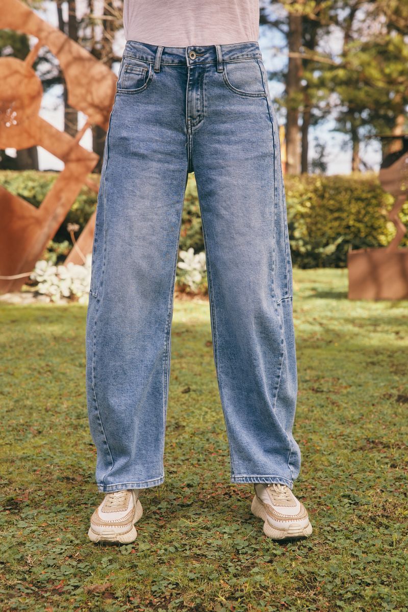Idaho Barrel Jean - Mid Denim-Jeans-Italian Star-The Bay Room