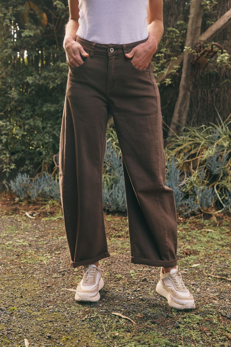 Idaho Barrel Jean - Mocha-Jeans-Italian Star-The Bay Room