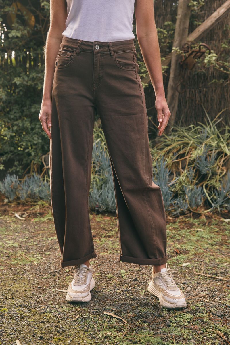 Idaho Barrel Jean - Mocha-Jeans-Italian Star-The Bay Room