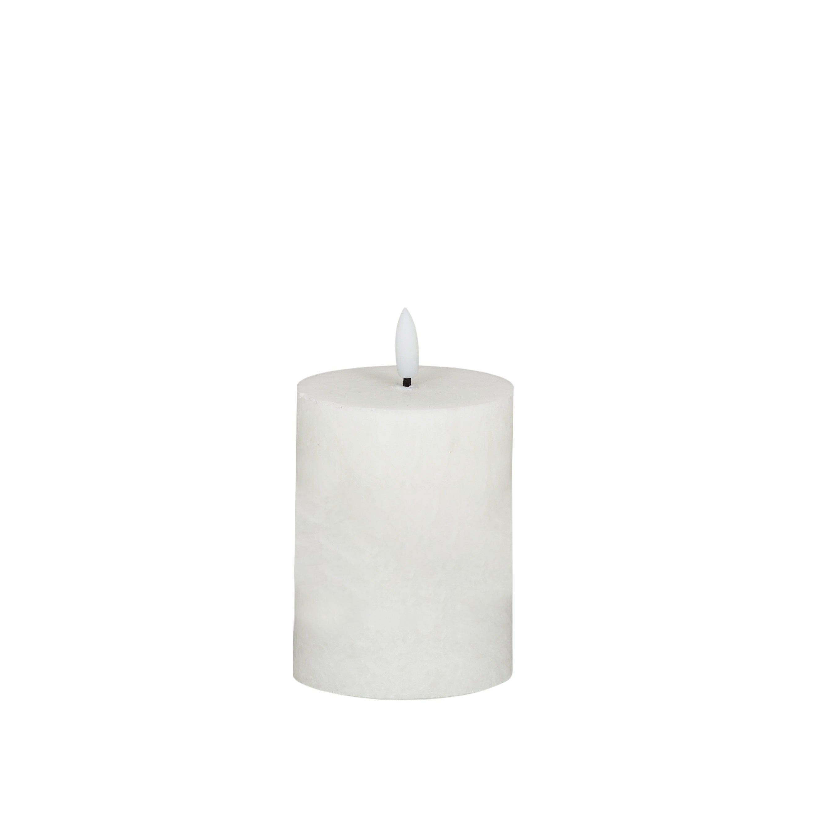 Illume Pillar LED Candle 10cm - White-Decor Items-Coast To Coast Home-The Bay Room