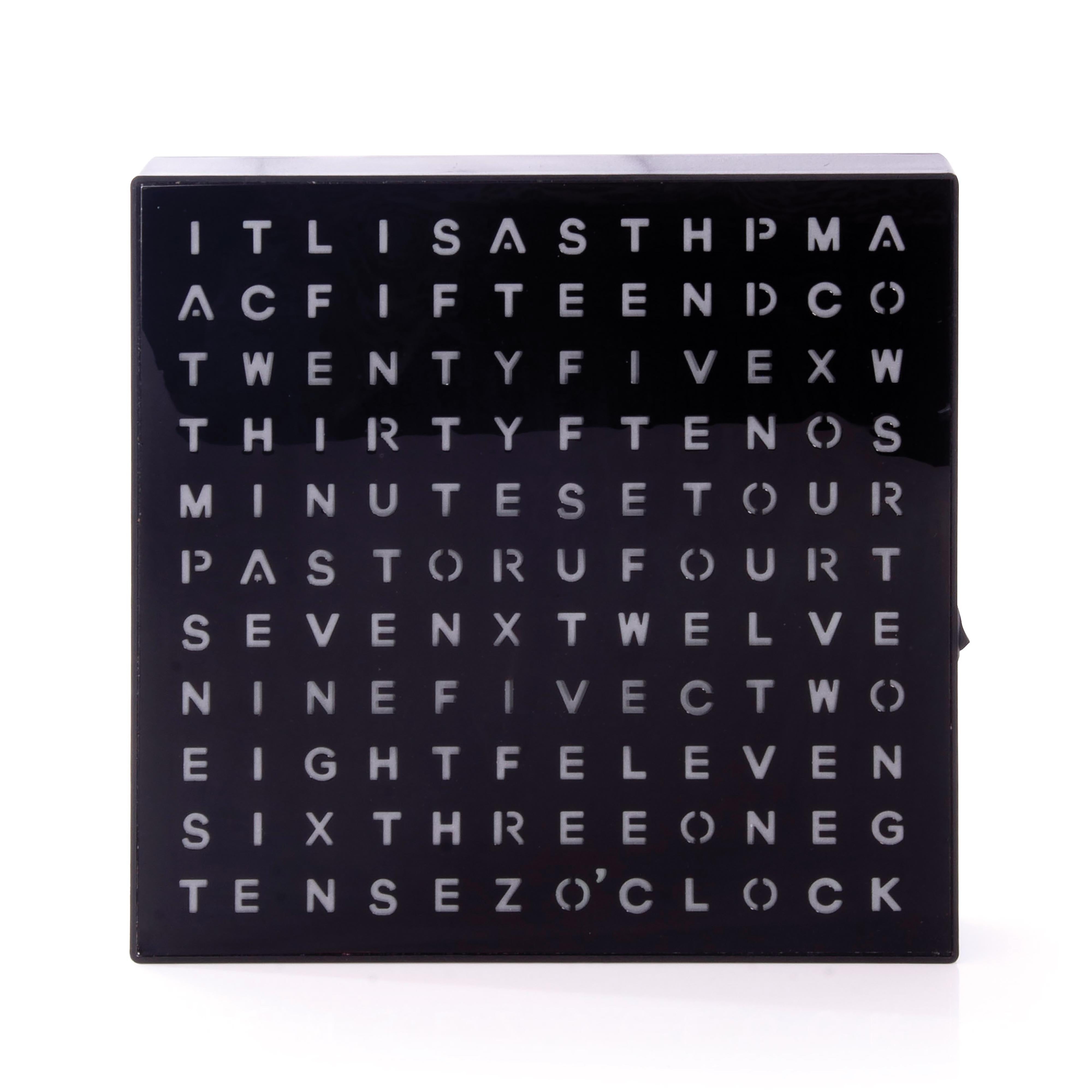 Iluminated Word Clock-Decor Items-Maverick-The Bay Room