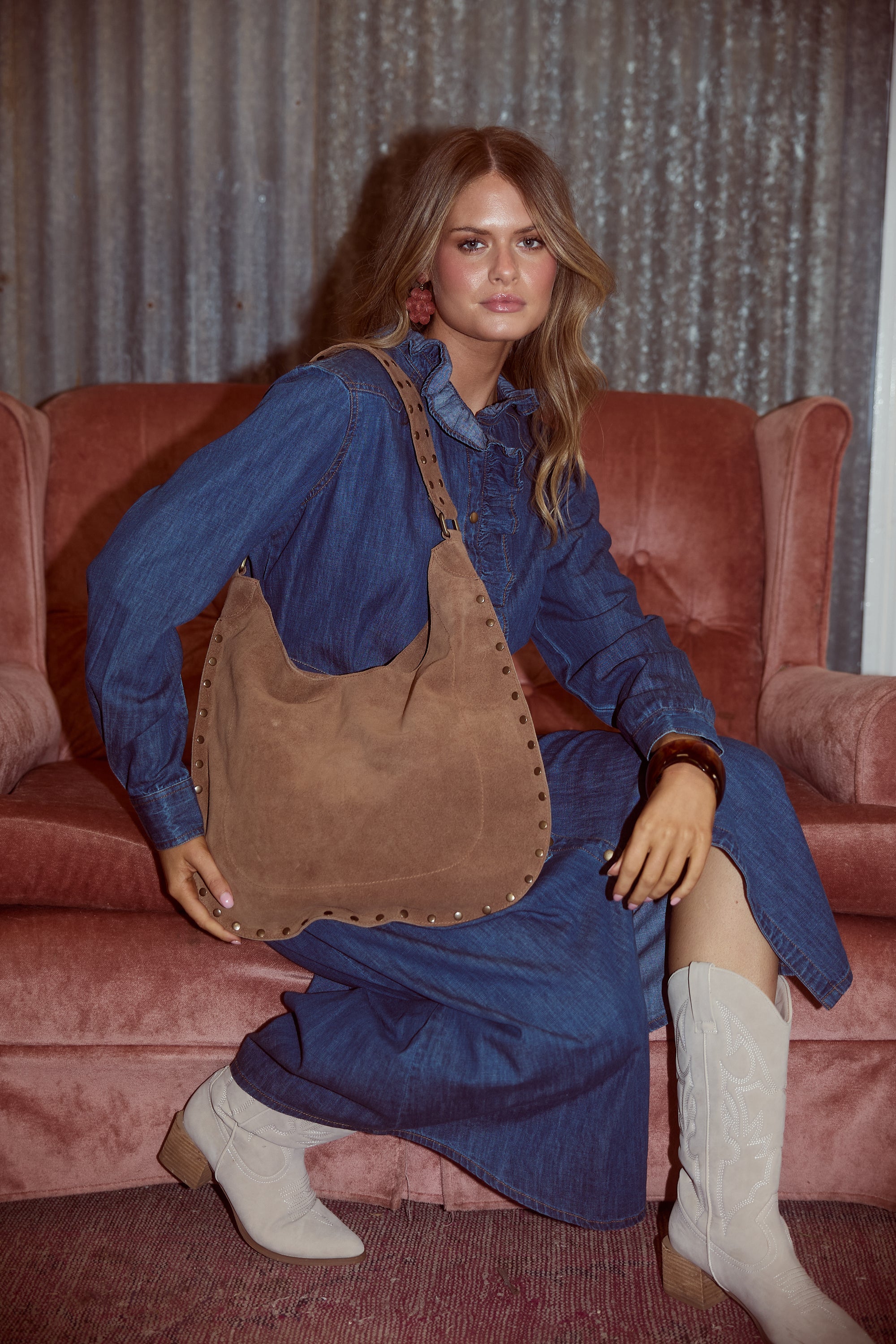 Indiana Bag - Tan-Bags & Clutches-Holiday-The Bay Room