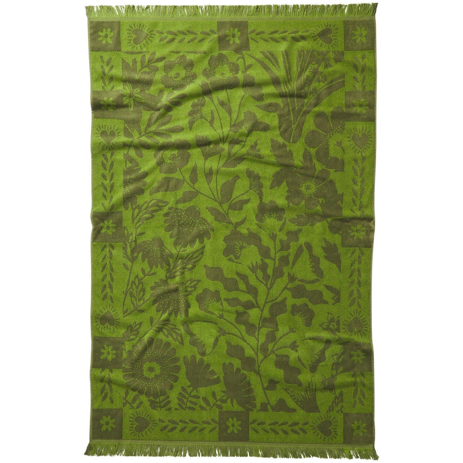 Indiana Bath Sheet - Cactus Green-Soft Furnishings-Sage & Clare-The Bay Room