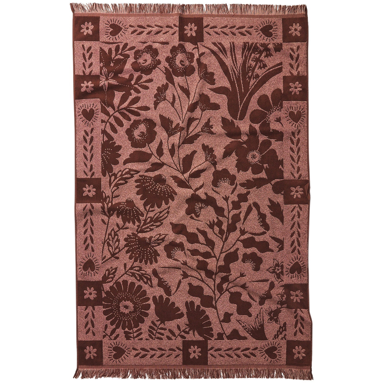 Indiana Bath Sheet - Carnelian-Soft Furnishings-Sage & Clare-The Bay Room